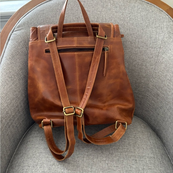 Genuine Leather Women’s Backpack - Picture 4 of 12